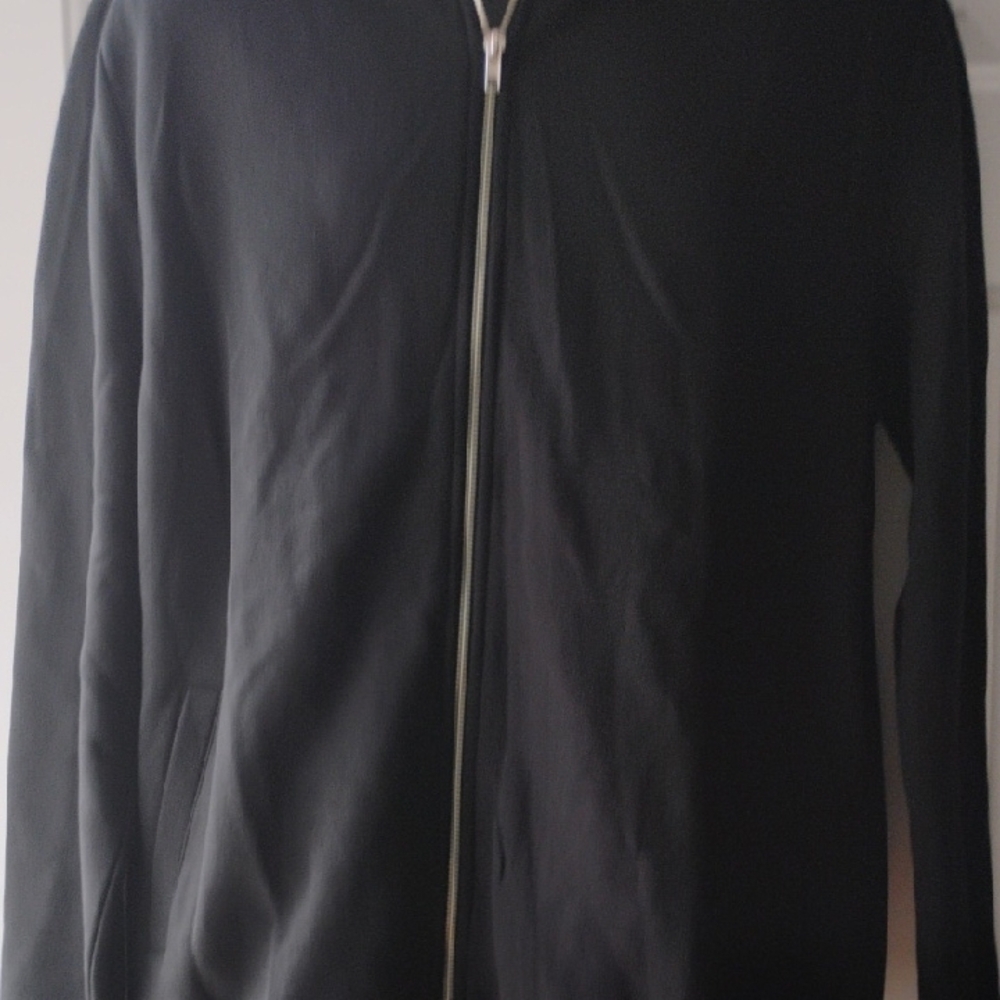 New ASOS Black Zip-Up Sweater Jacket - Picture 4 of 7
